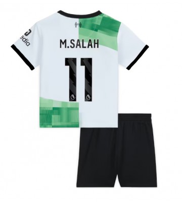 Liverpool Mohamed Salah #11 Replica Away Stadium Kit for Kids 2023-24 Short Sleeve (+ pants)